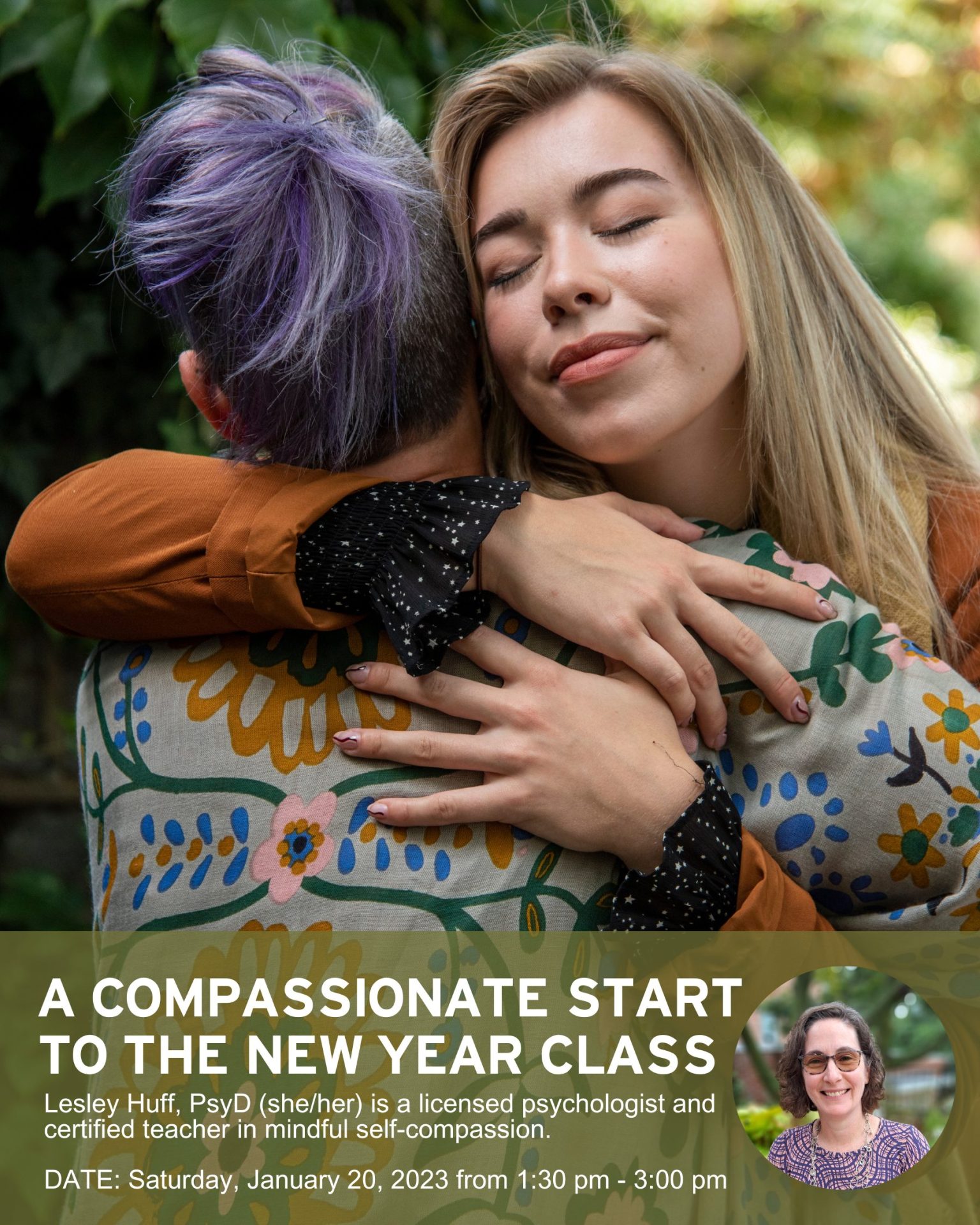 A Compassionate Start to the New Year Course | Dr. Leslie Huff, , PsyD | Lancaster, PA | Hempfield Apothetique
