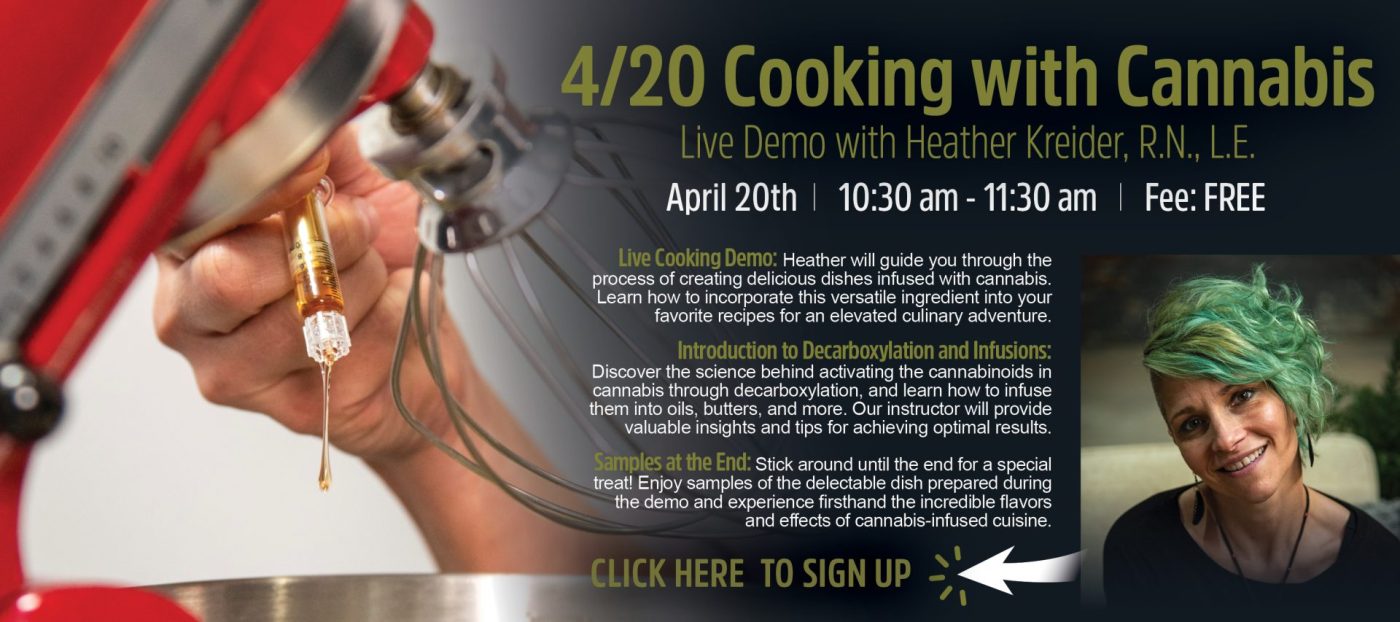 420 LIVE Cannabis Cooking Demo | Lancaster PA | 420 Events | 420 PA Events | Hempfield Apothetique