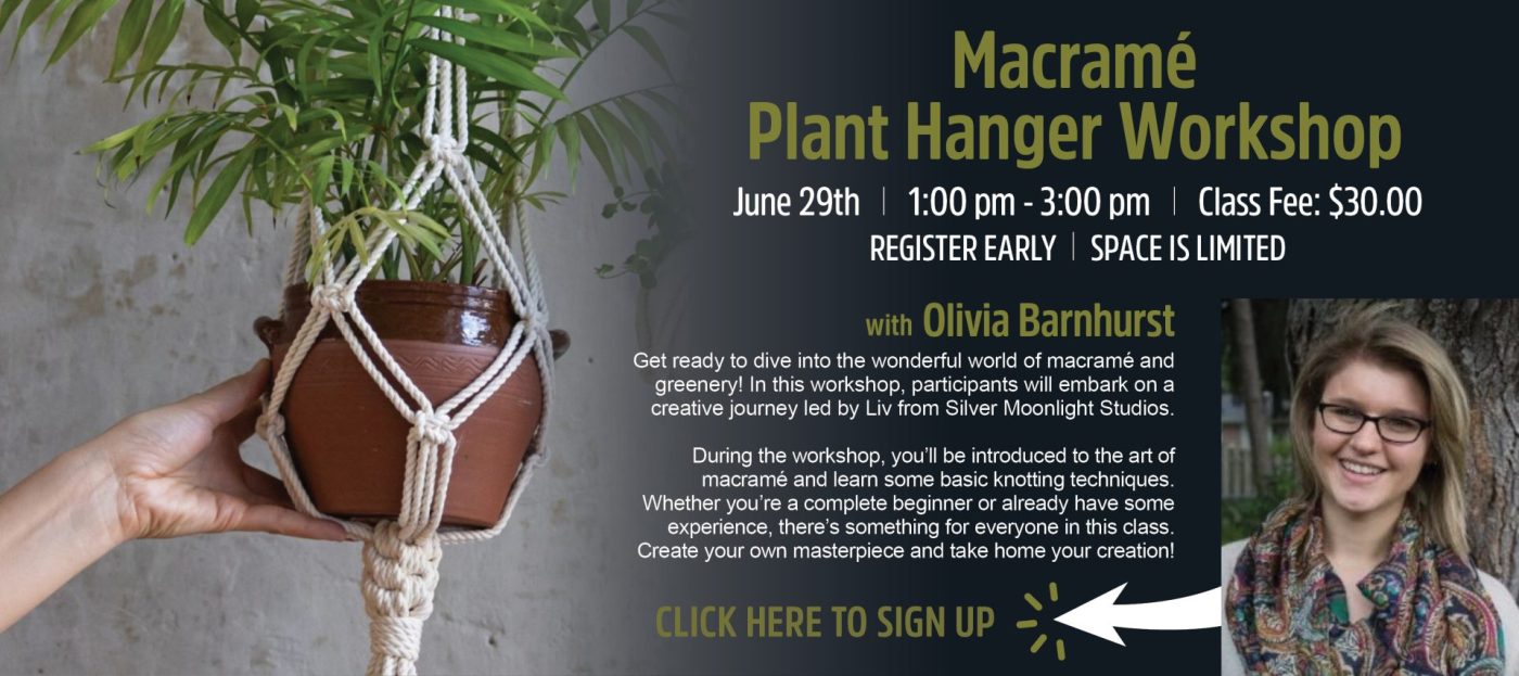 Macramé Plant Hanger Workshop | Lancaster, PA | Hempfield Apothetique
