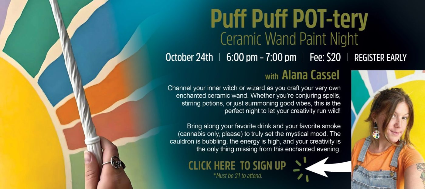 Puff Puff Pot-tery Painting Class | Lancaster, PA | Hempfield Apothetique