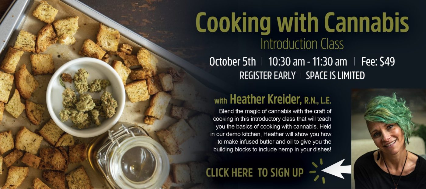 Cooking with Cannabis Classes | Lancaster PA | Lancaster, PA | Hempfield Apothetique | Lancaster, PA