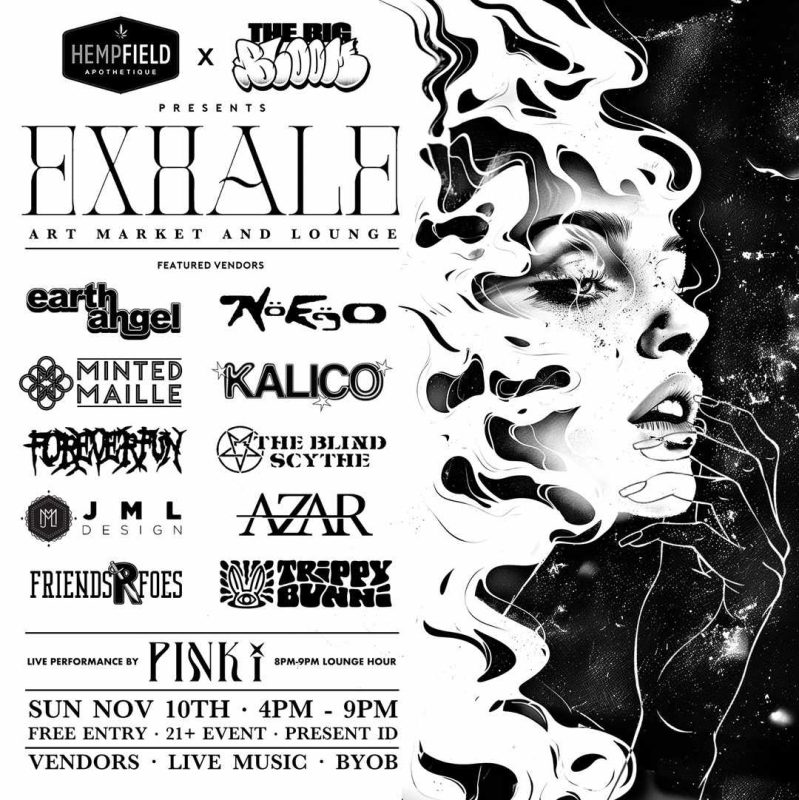 Hempfield Apothetique x The Big Bloom Present: EXHALE Art Market & Lounge | Lancaster, PA