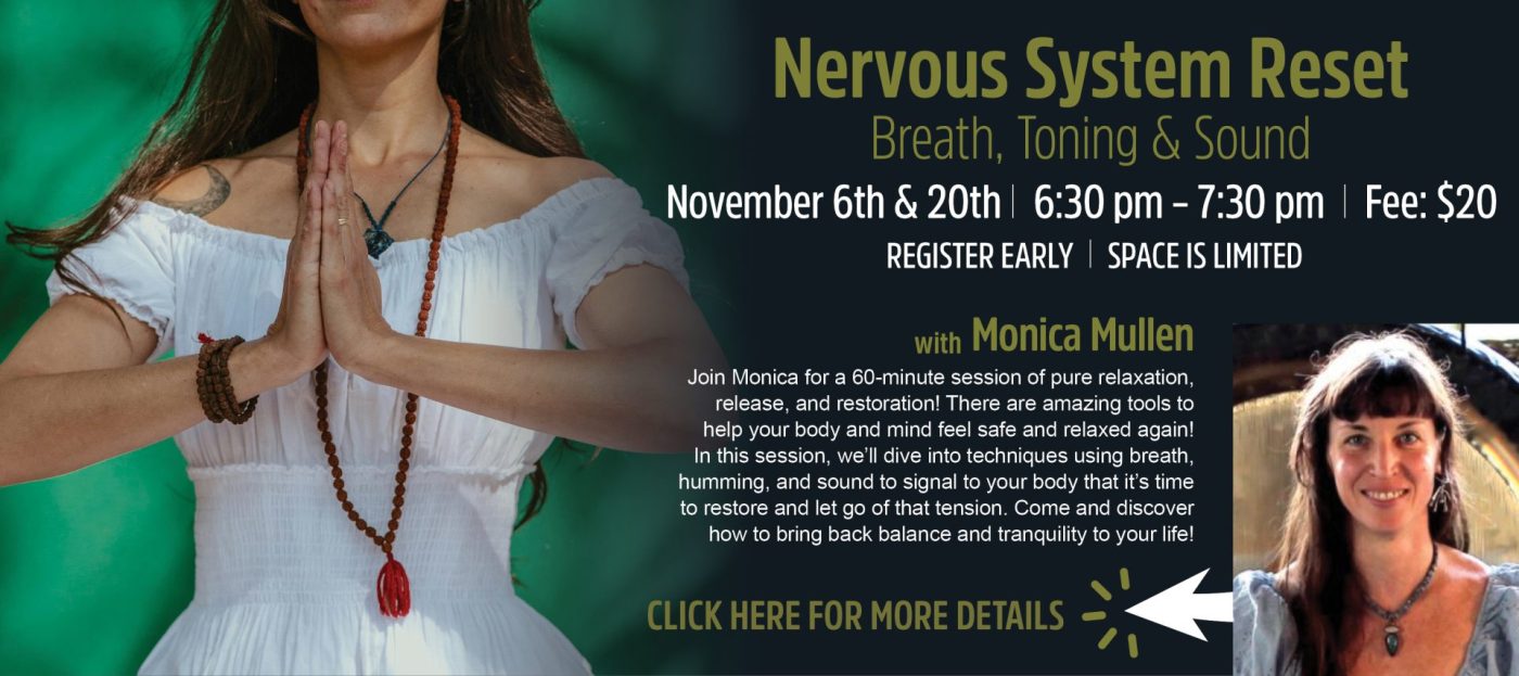 Nervous System Reset: Breath, Toning & Sound | Lancaster, PA | Lancaster PA Wellness Center