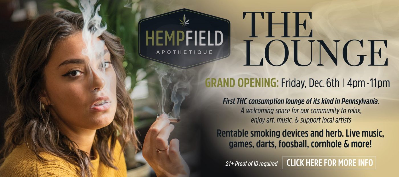 Grand Opening of Pennsylvania's First THC Consumption Lounge | Lancaster, PA | The Lounge at Hempfield Apothetique