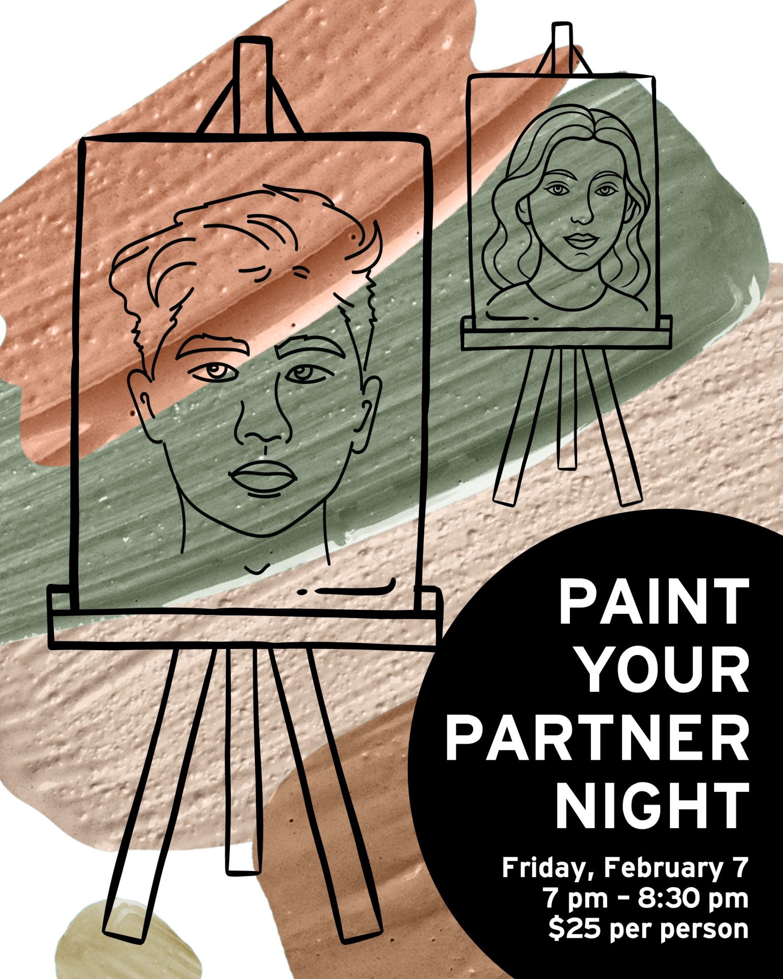 Val(Gal)entine's Paint Your Partner Date Night Lancaster, PA | Hempfield Apothetique