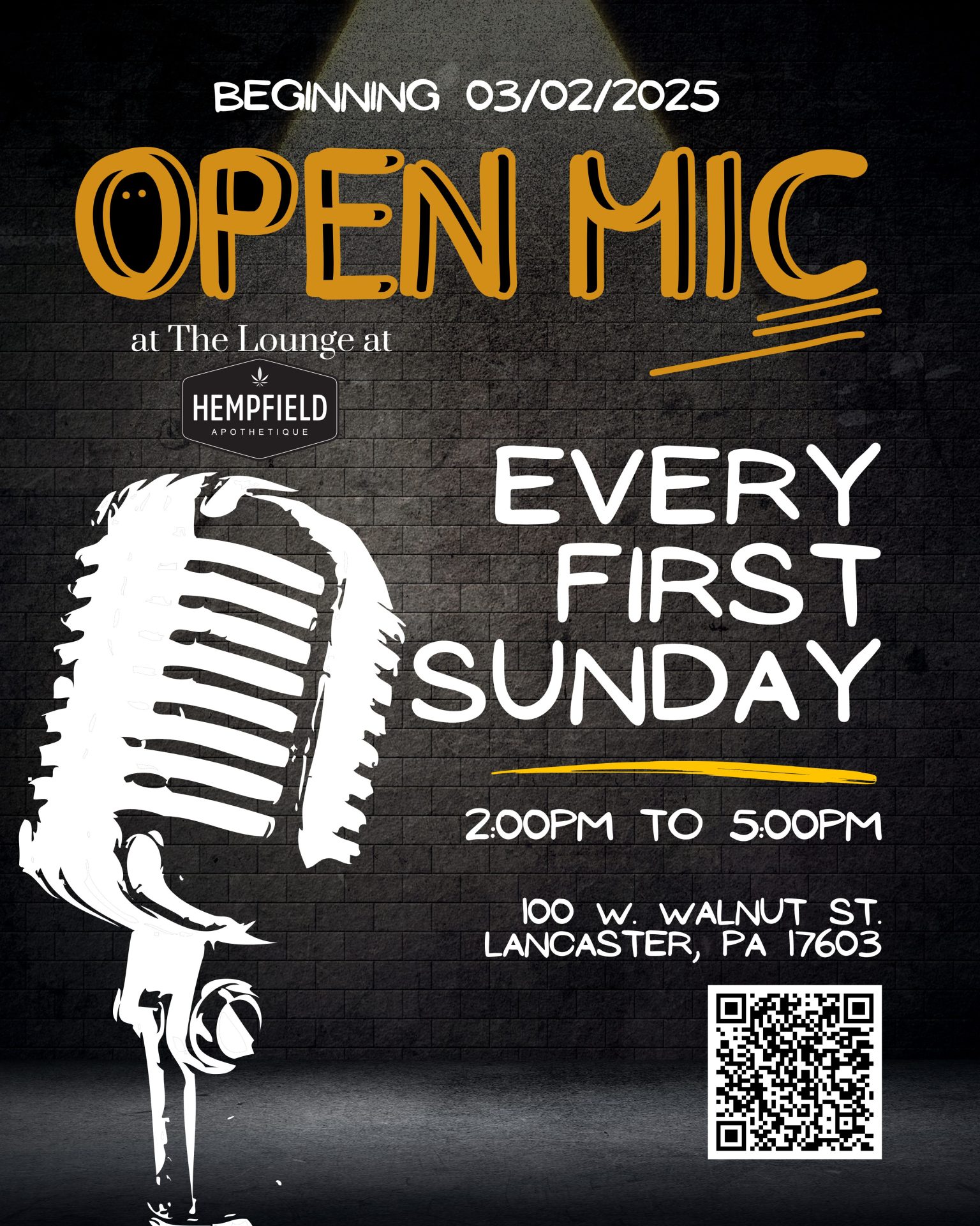 Sunday Open Mic Sessions at The Lounge at Hempfield Apothetique | Lancaster, PA | Lancaster Open Mic Sessions