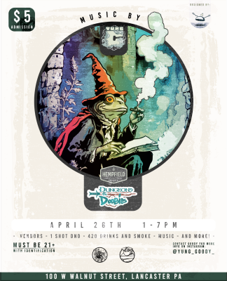 Dungeons & Dubie's hosted by DJ Goody 7 Friends | Lancaster, PA | Hempfield Apothetique | The Lounge at Hempfield Apothetique