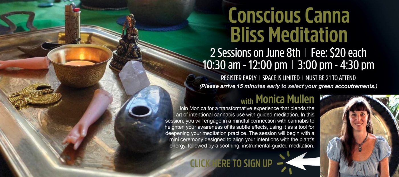 Conscious Canna Bliss Guided Meditation | Hempfield Apothetique | Lancaster, PA | Monica Mullen