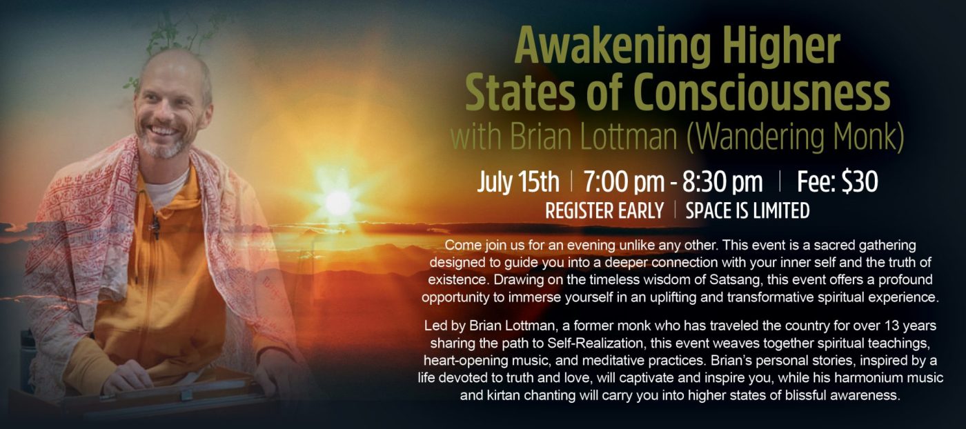 Awakening Higher States of Consciousness with Brian Lottman (Wandering Monk) | Lancaster, PA | Hempfield Apothetique
