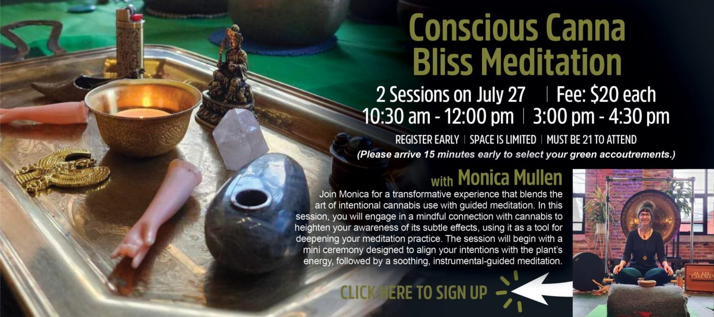 Conscious Canna Bliss Guided Meditation | Hempfield Apothetique | Lancaster, PA | Monica Mullen